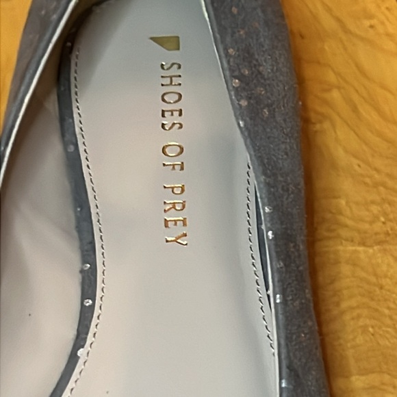 Shoes of Prey Women’s Ballerina Flats Gray Polka Dot Sz 9.5 - Picture 3 of 6